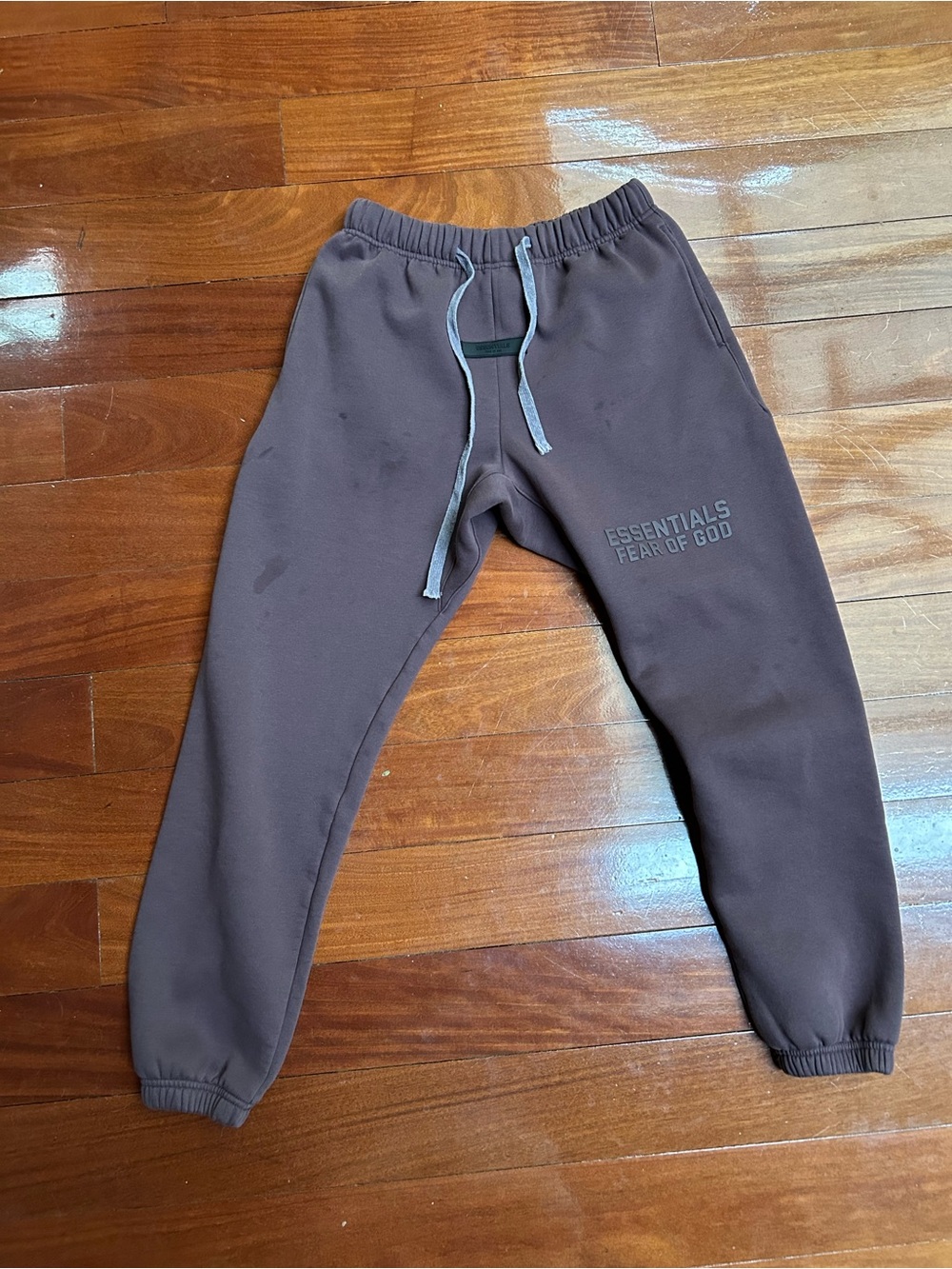 M Essentials Fear Of God Sweatpants (Small Oil Stains)